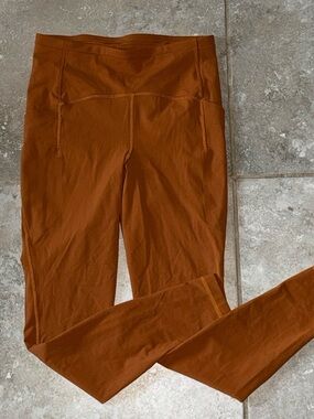 lululemon athletica Rust Orange Leggings